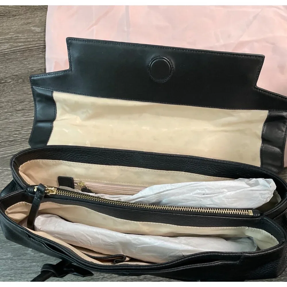 Radley London Black Ripley Road Flap Magnetic Closure Bag Purse NEW - Picture 11 of 12